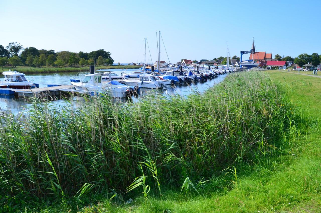 Reetferienhaus - Schaprode Hafen Exteriör bild