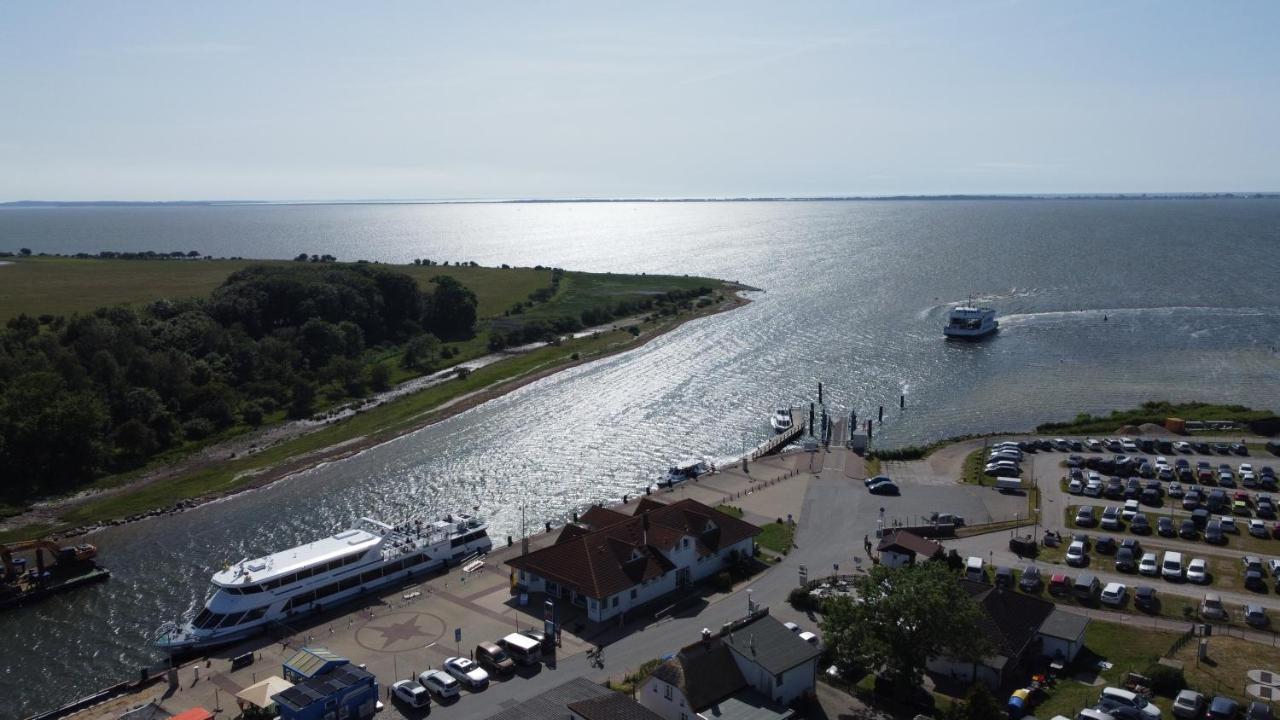 Reetferienhaus - Schaprode Hafen Exteriör bild