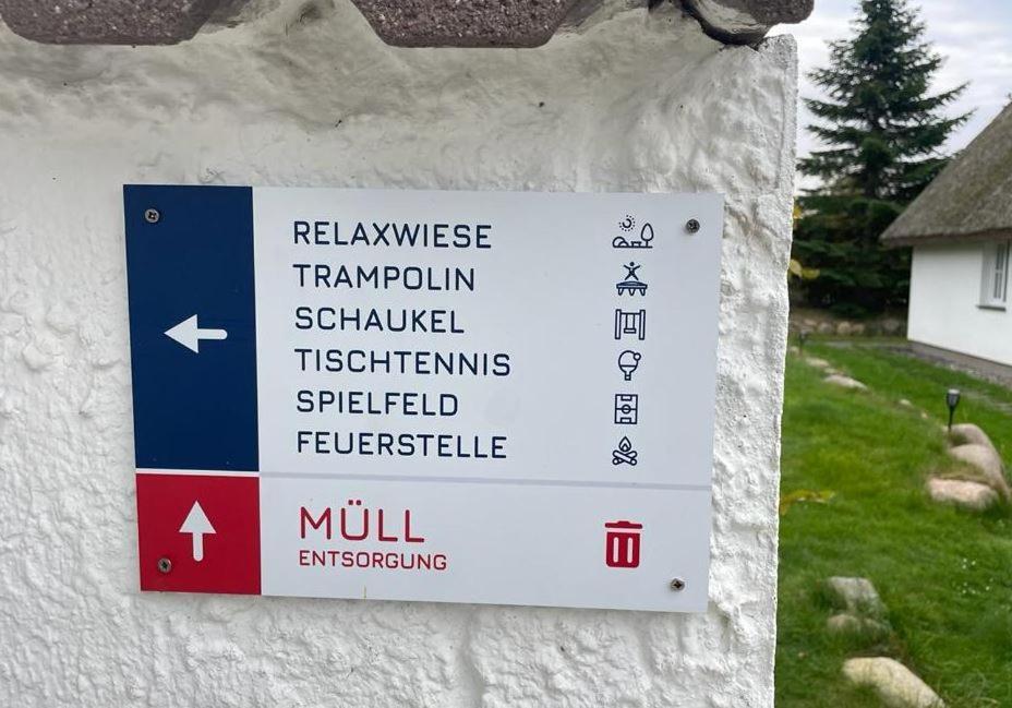 Reetferienhaus - Schaprode Hafen Exteriör bild