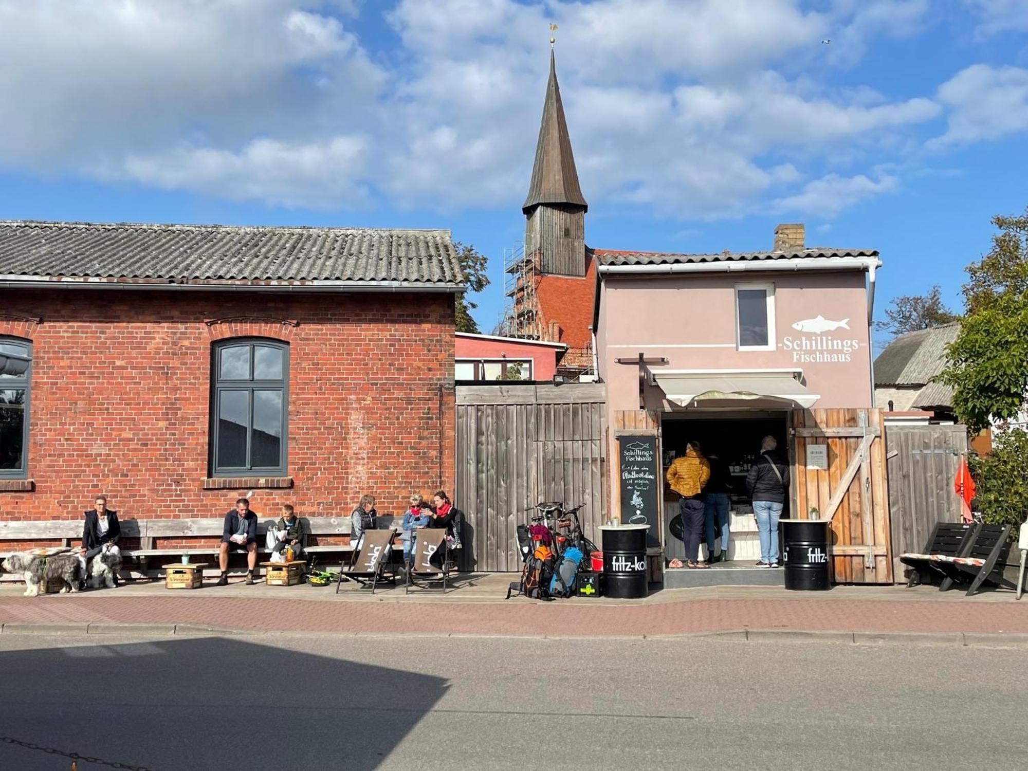 Reetferienhaus - Schaprode Hafen Exteriör bild