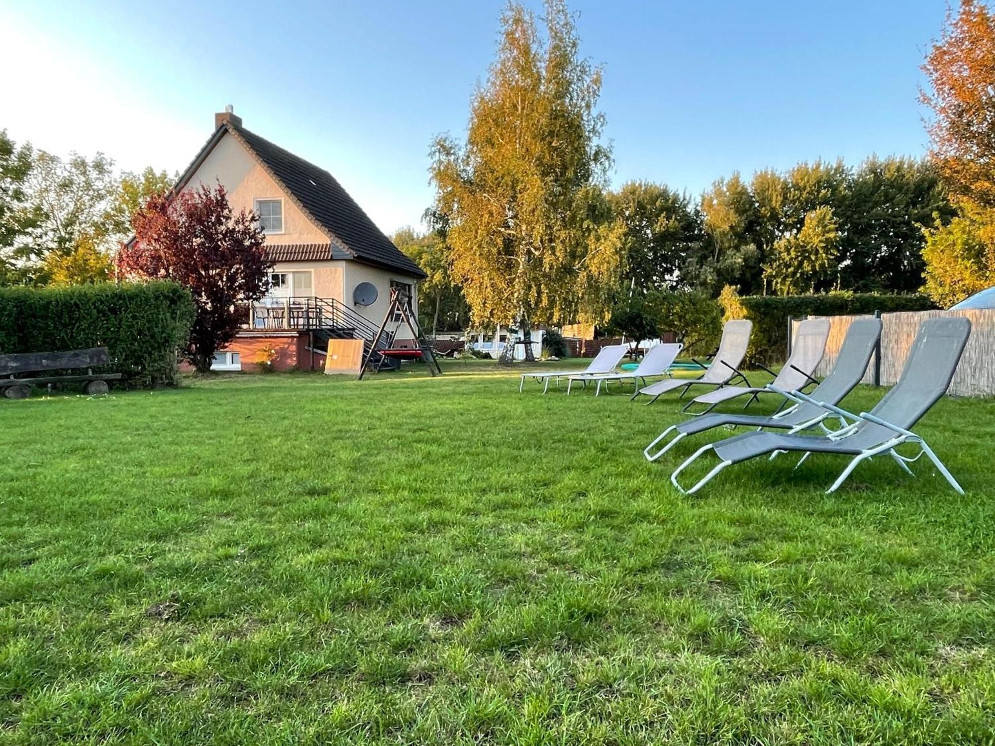 Reetferienhaus - Schaprode Hafen Exteriör bild