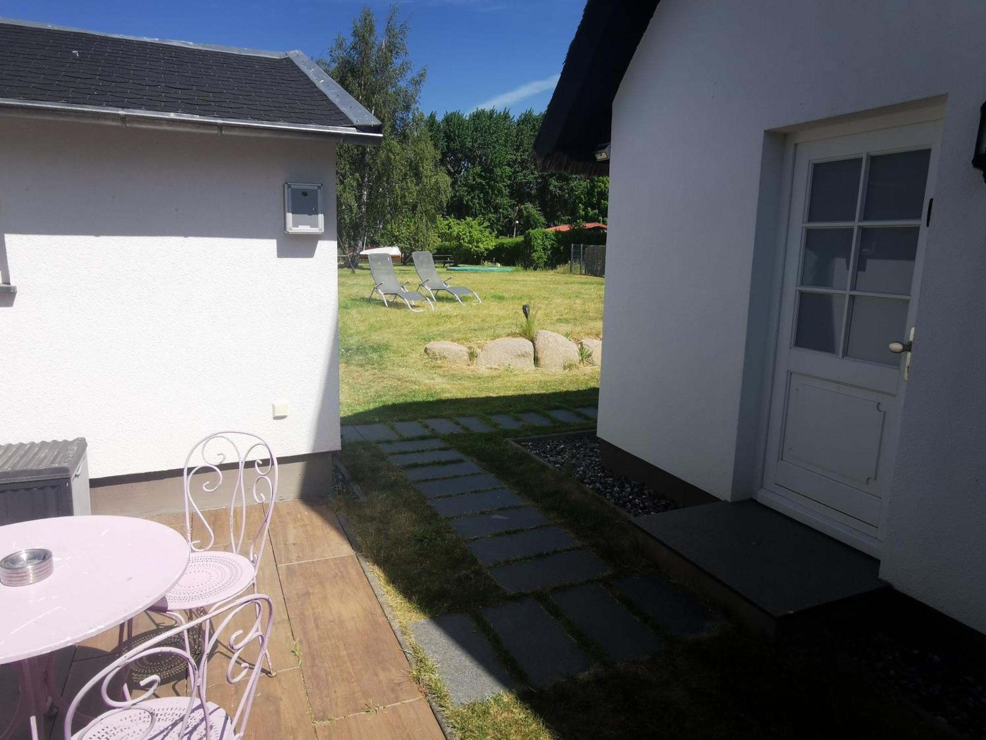 Reetferienhaus - Schaprode Hafen Exteriör bild